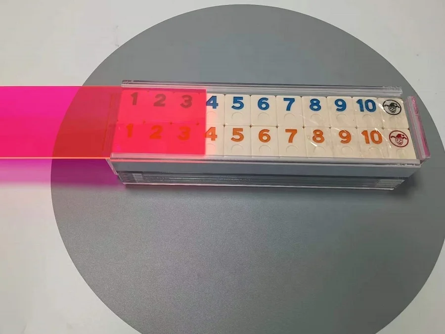 Judaica Acrylic Rummilub with Pink Cover