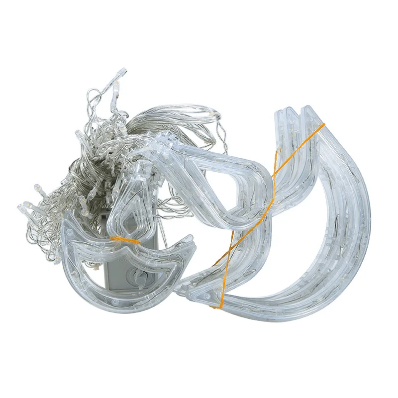 Ever Bright LED Christmas Lights Hot Selling Diwali Anchor Curtain Lights Diya Boat Row String Lights Festival Candle