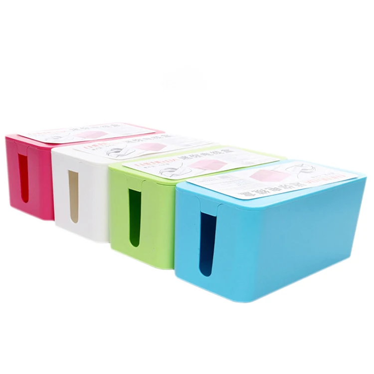 high quality USB Cable Wires Data cable charger receptacle Power line Desktop Organizer wire storage box