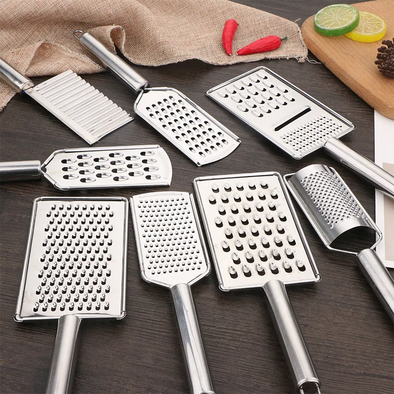 kitchen gadgets stainless steel grater shredded radish multi-function potato grinder garlic planer vegetable cheese grater