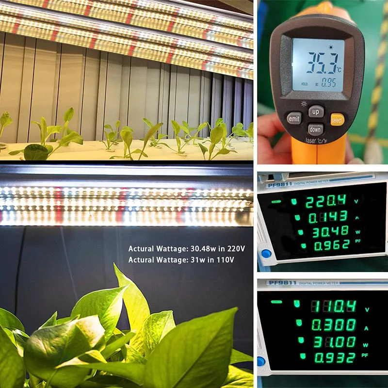 Sunlike Spectrum High Quality Full Spectrum LED Grow Tube T5 T8 3ft 4ft 15W18W 27W 36W For Indoor Greenhouse Vegetable Flower