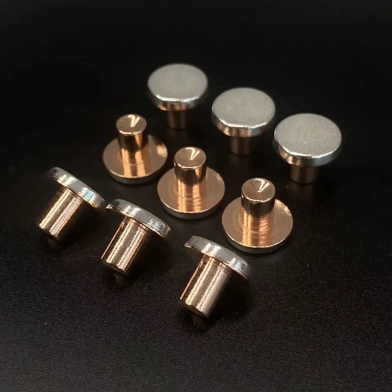 Good Quality Good Service precious metal silver contact rivets For Contactors