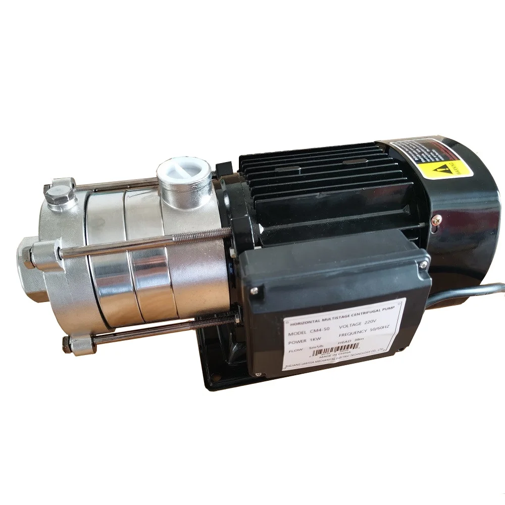 CM4-50 220V stainless steel Centrifugal Water Pump Water  High Flow Rate  Horizontal Pump