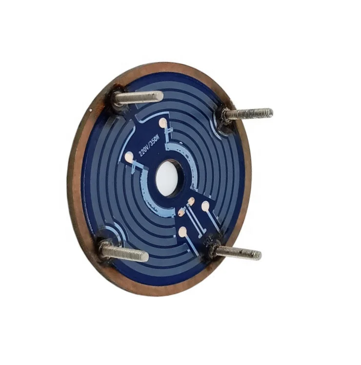 Thick film heater heating element