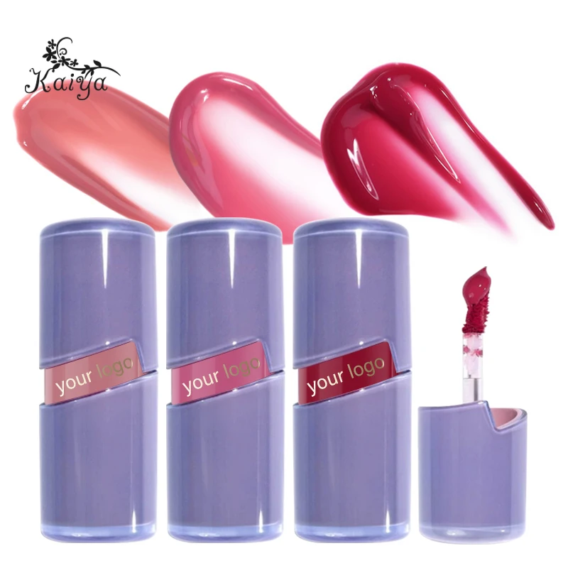 Custom Makeup Moisturizing Glossy LIpgloss Vegan Reflective Liquid Lipstick Luminous Plump Lips Water Mirror Lip Glaze