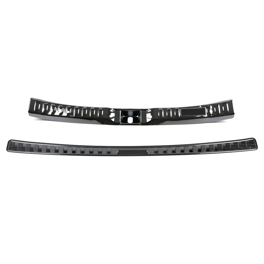 Trunk Bumper for Toyota RAV4 XA50 2019-2024 Car Accessories Stainless Rear Fender Protector Sill Pad Cover Sticker Decoration