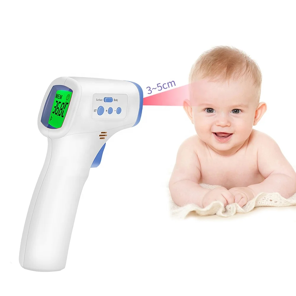 
Manufacturer Medical Digital Noncontact Baby Adult Forehead Ir Infrared Thermometer 