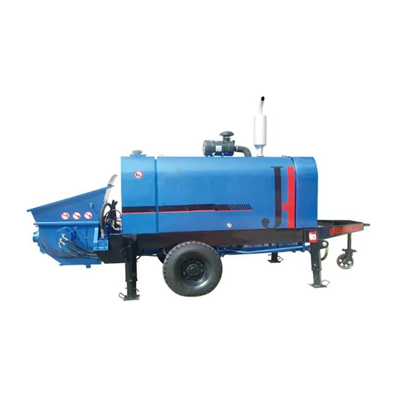 Mini Line Pump Portable Concrete Mixer Truck Cement Construction Machinery Trailer Fine Aggregate Concrete Mixer Pump