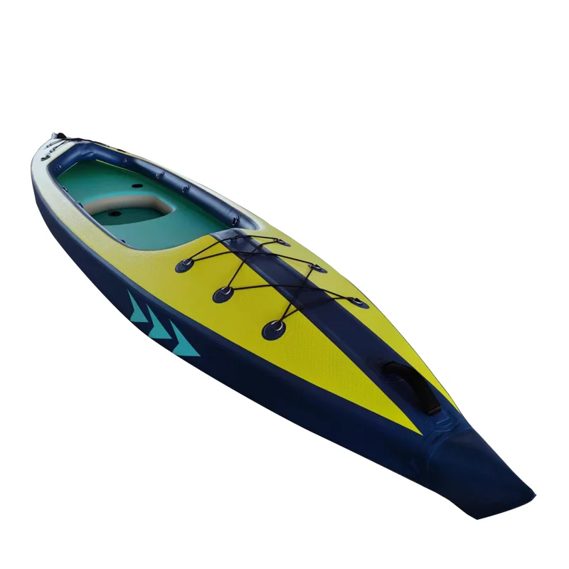 OEM/ODM dropstitch PVC 1/2 person inflatable fishing kayak boat