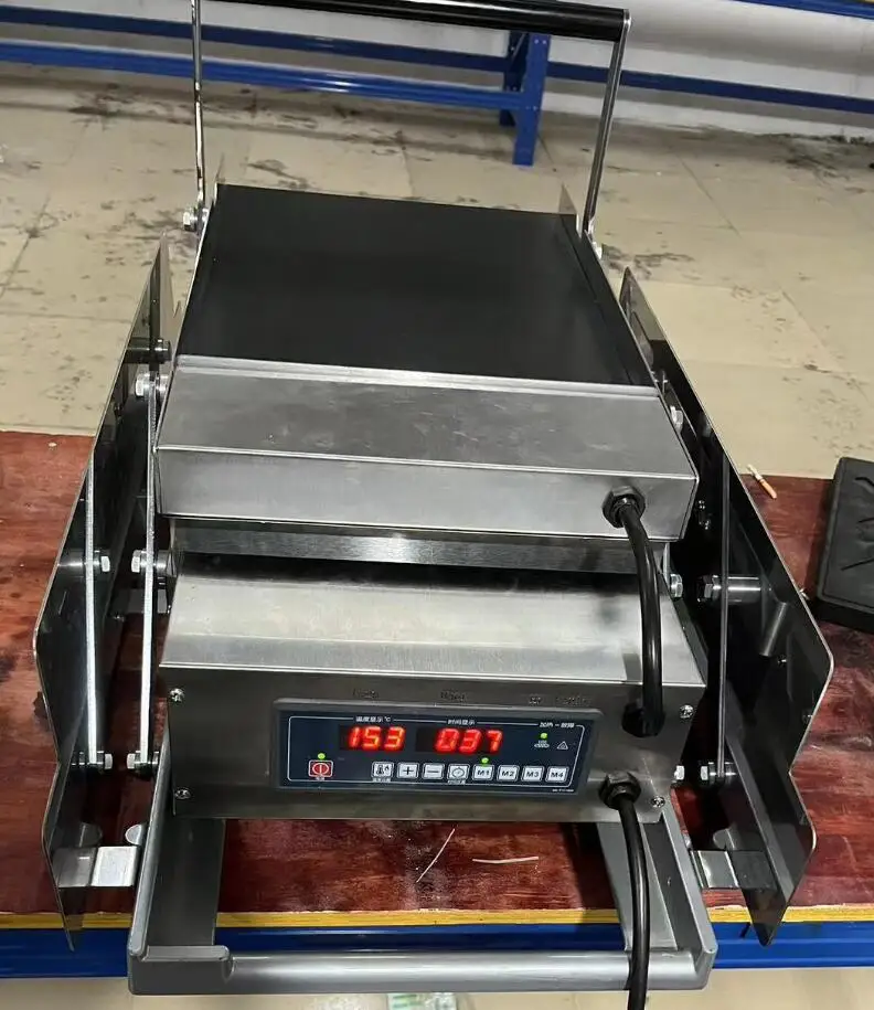 Shineho bun  toaster flat burger grill machine Bun Toaster Fast Food Restaurant 3 Layers Hamburger Toaster For Sale