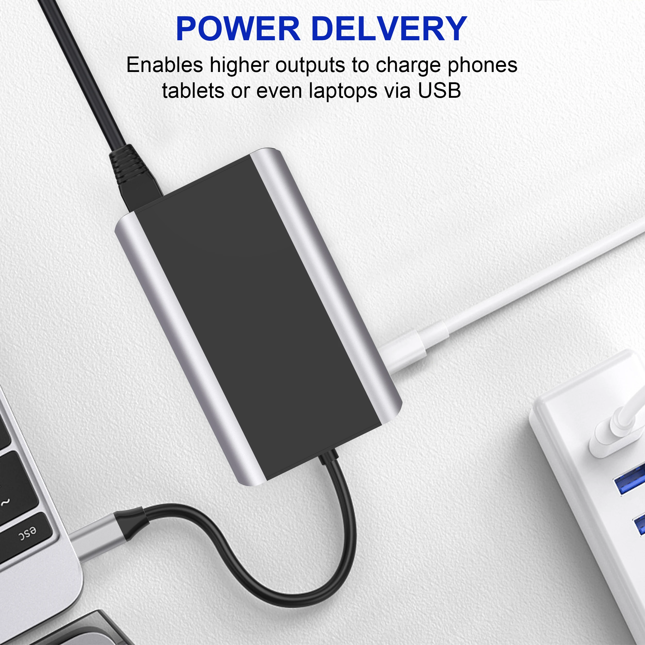  Индивидуальные 9 в 1 USB C концентратор RJ45 3 0 гигабитный Ethernet 4K HD выход SD/TF кардридер Type-C порт для MacBook