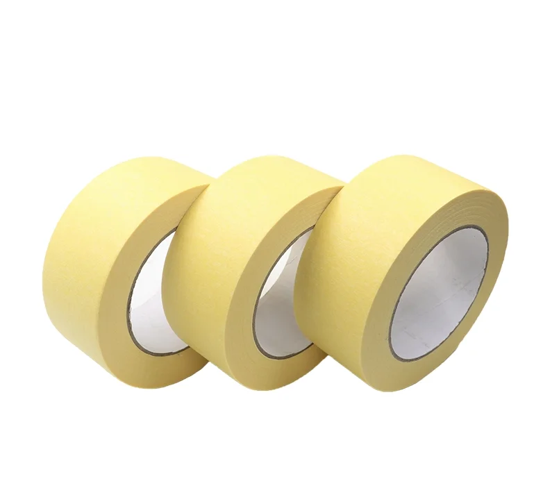 2 inch automotive crepe adhesive paper pre taped masking film tape for car painting