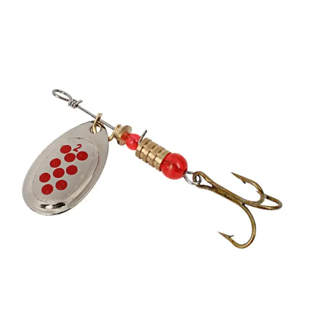 Hot Artificial 10 pcs/box spoon metal wind fishing lures set spinner bait