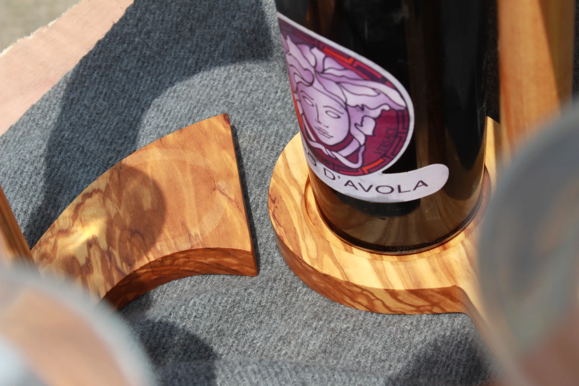 Olivewood Made Red Wine Glass Rack Hand Made Good Quality