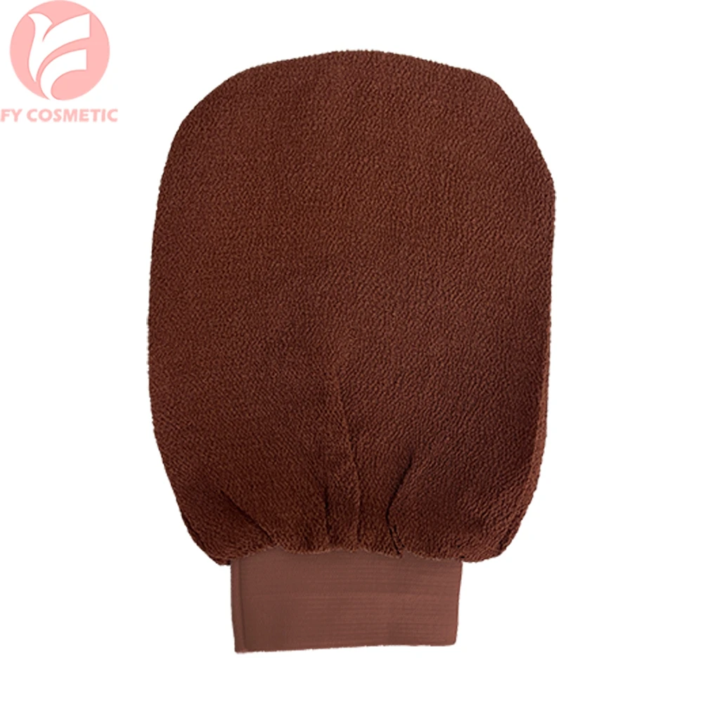 100% Viscose Deep Cleaning Skin Moroccan Kessa Exfoliating Mitts Body Scrub Glove For Home And Hotel Use