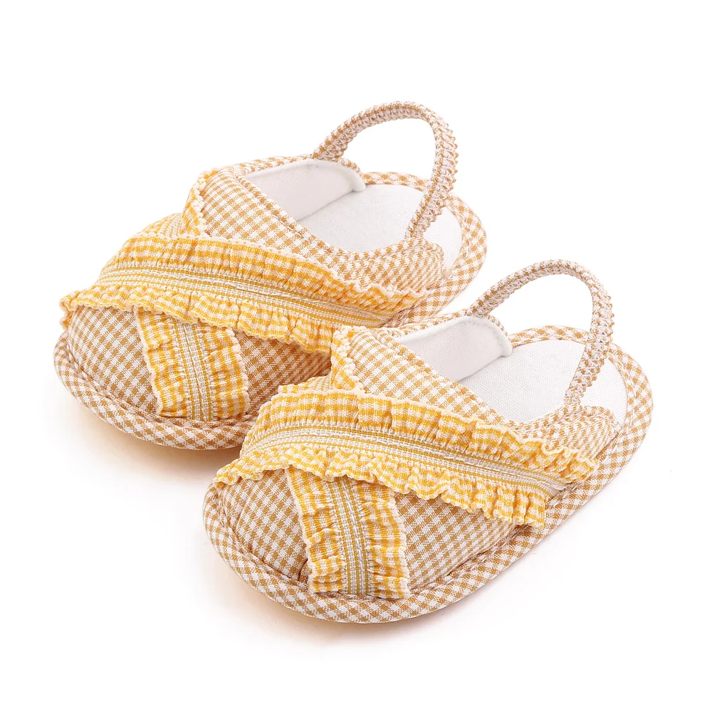 0-1 year old baby indoor walking sandals with soft soles