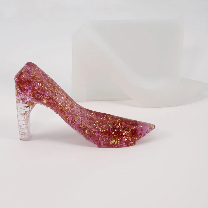 «Сделай сам» из хрустальной эпоксидной высокий каблук украшения для обуви исинской глины силиконовые формы