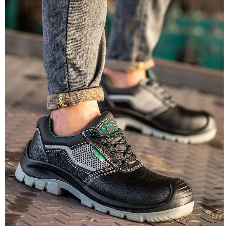 Dropshipping fashion 2022 anti hit anti stab insulation shoes men work safety shoes