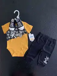 wholesale Apparel Children Clothing 3pcs Set Outfits Kids Clothes Toddler shirt  pant and shoes Suit