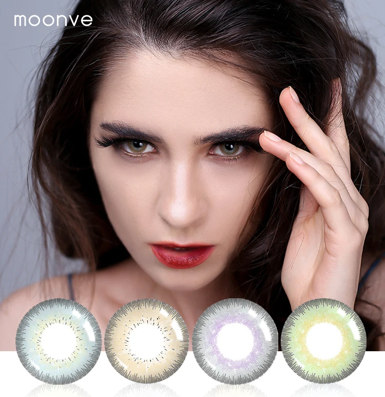 Moonve 16 видов цветов Контактные линзы от производителя