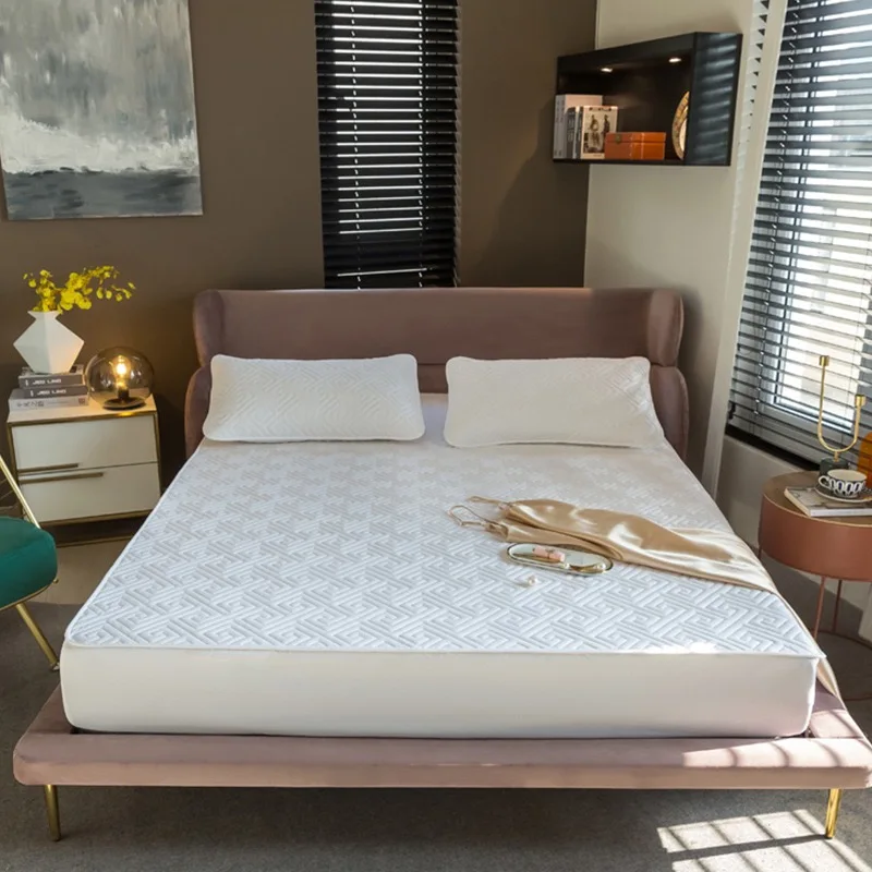Wholesale High Quality Quilted Breathable Soft Mattress Cover Protector Bed Bug Mattress Cover
