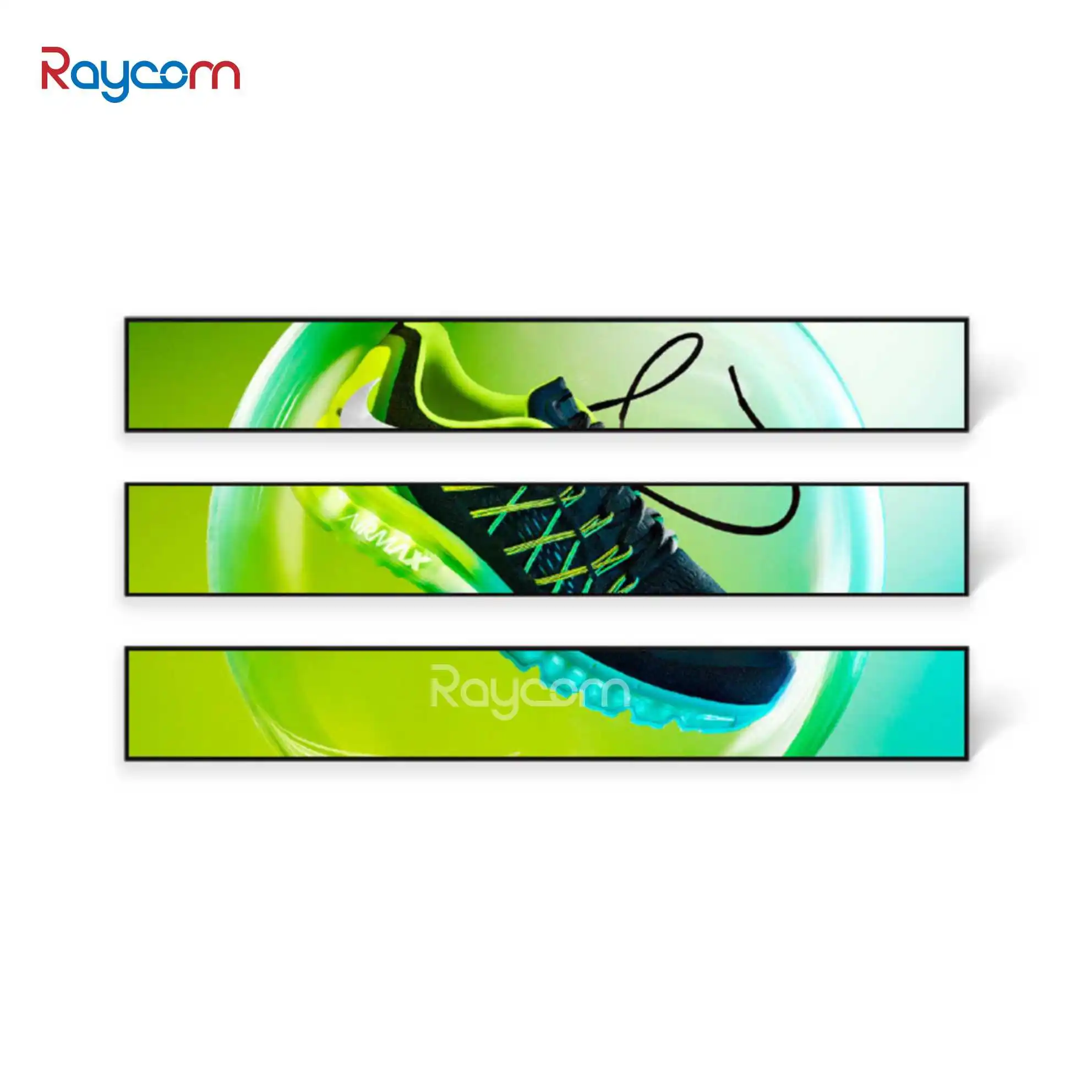 Raycom 23-Inch 4K Resolution Stretch Bar LCD Monitor for Retail Store & Shopping Mall Advertising Supermarket Information Screen