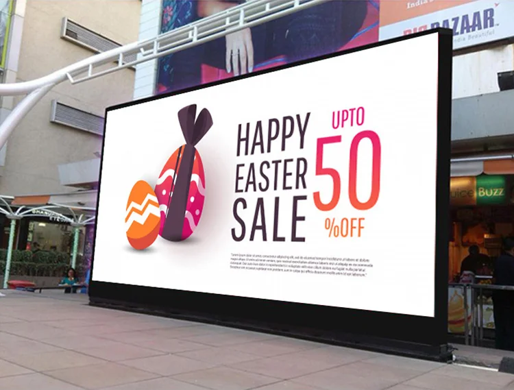 4K Projector Billboard Ip65 Hard Connection Rental P2.9 Fixed Large Outdoor Screen Video Wall P3.91