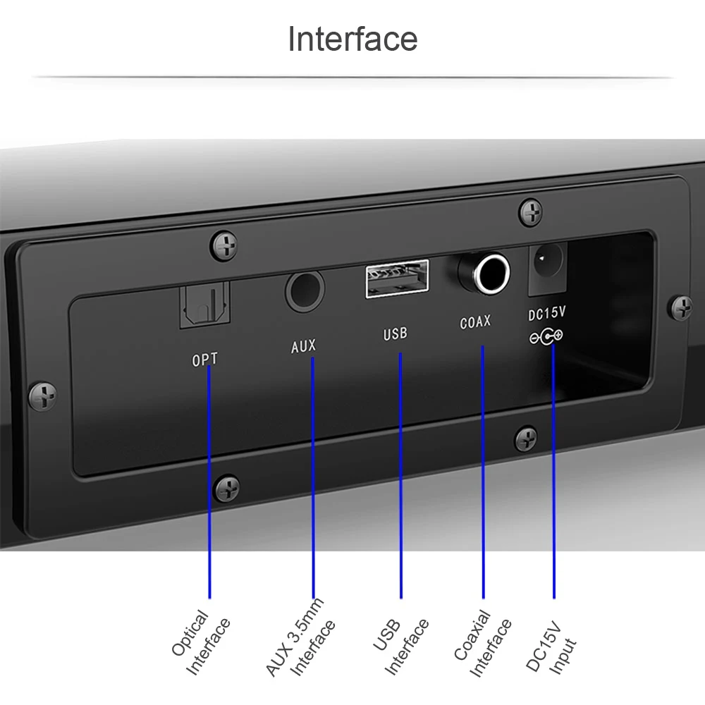 Manufacturer voice surround soundbar mini subwoofer Soundbar