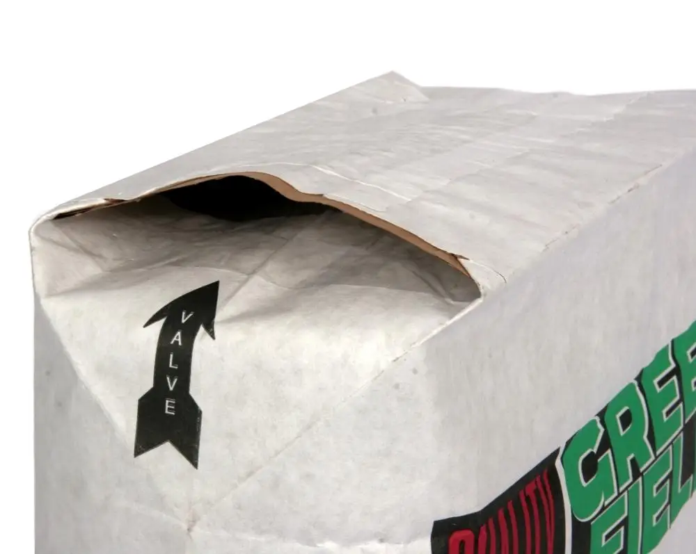 20kg 25kg 40kg 50kg dry mortar cement bag Multiwall Kraft paper tile adhesive valve bag plaster mortar putty powder paper sack