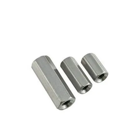 Manufacturer Stainless Steel Couplings China Nut Rod Hardware DIN 6334 Hexagon Long Nut M3 M4 M5 M6 M8