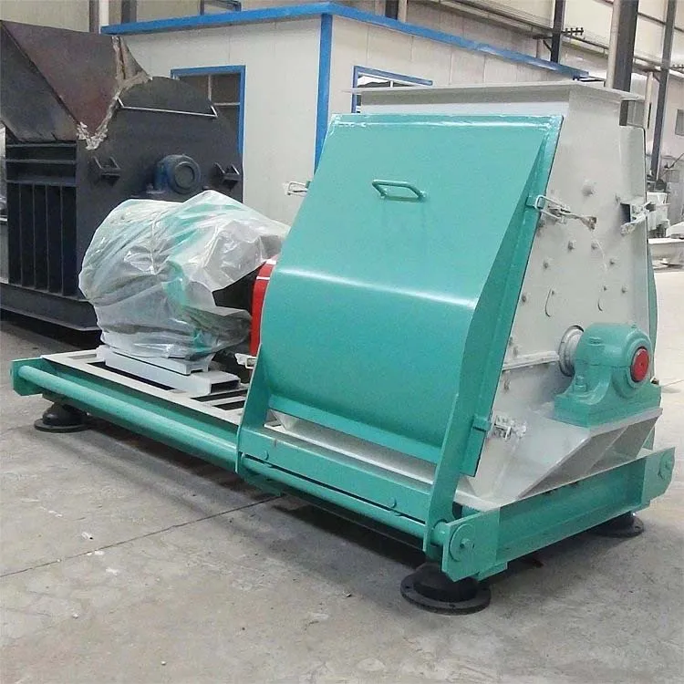 CE biomass wood rice husking grinding machine rice hull powder making machine hammer mill with cyclone fan pulse filter