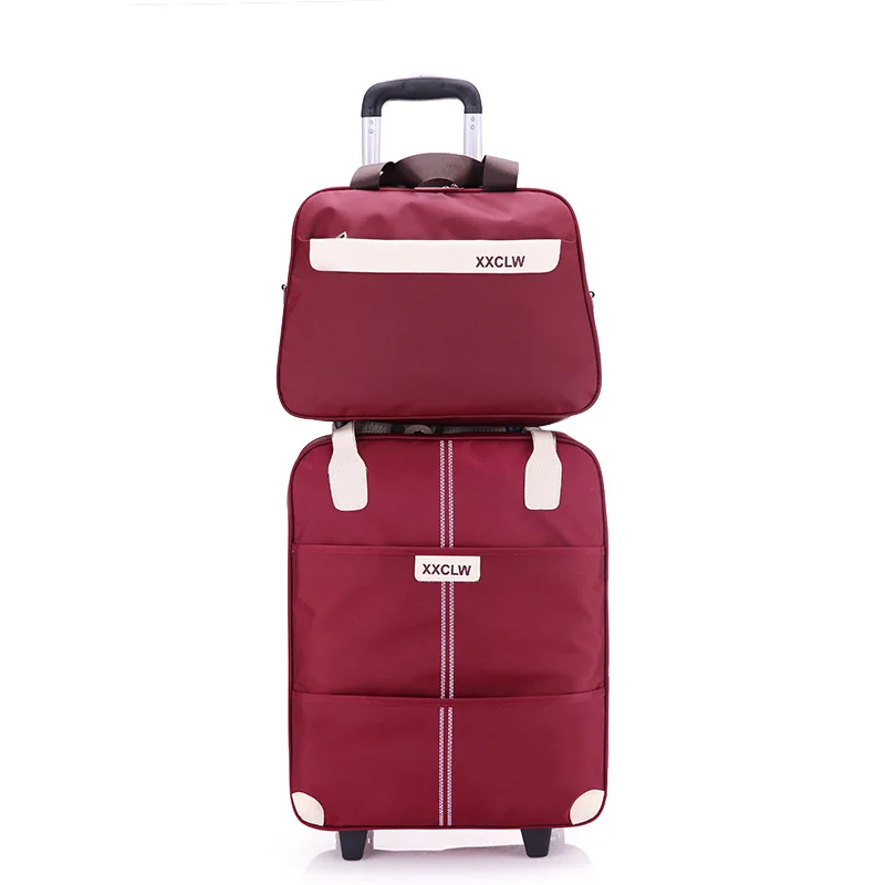 OEM ODM Manufacturer Custom Logo  Travelling Bags Folding Compression Storage Luggage Bags Trolley Travel Suitcase Sets Luggage