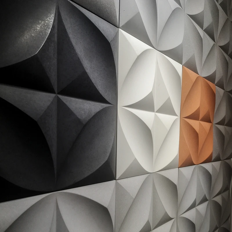 High Quality Creative Design Cement Interior Wall Brick Home Decoration Bedroom 3d Brick Square Wall Brick