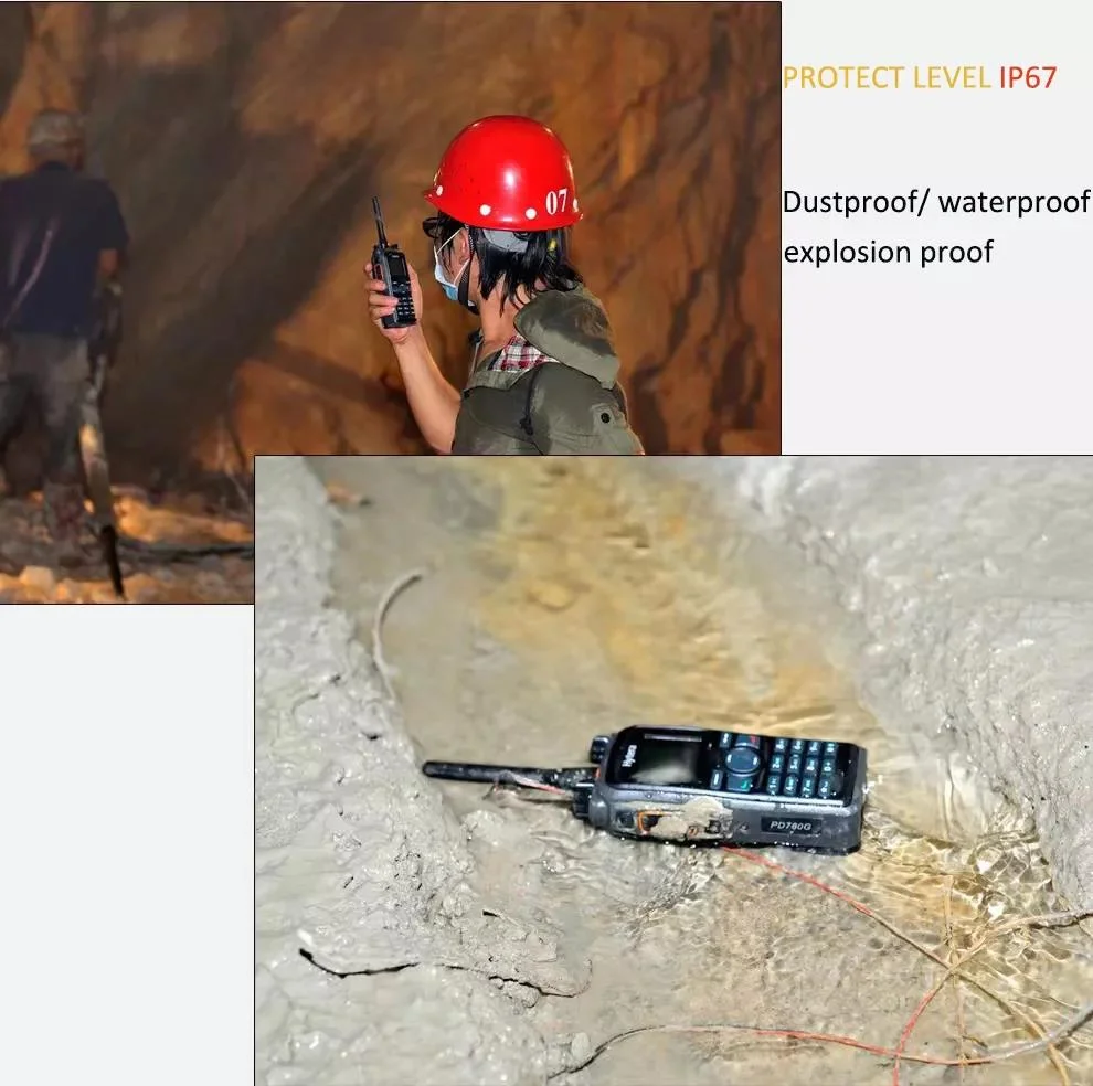 Hytera PD780 Взрывозащищенная цифровая IP67 ptt poc двухсторонняя радиостанция walkie talkie Двусторонняя walkie-talkie long
