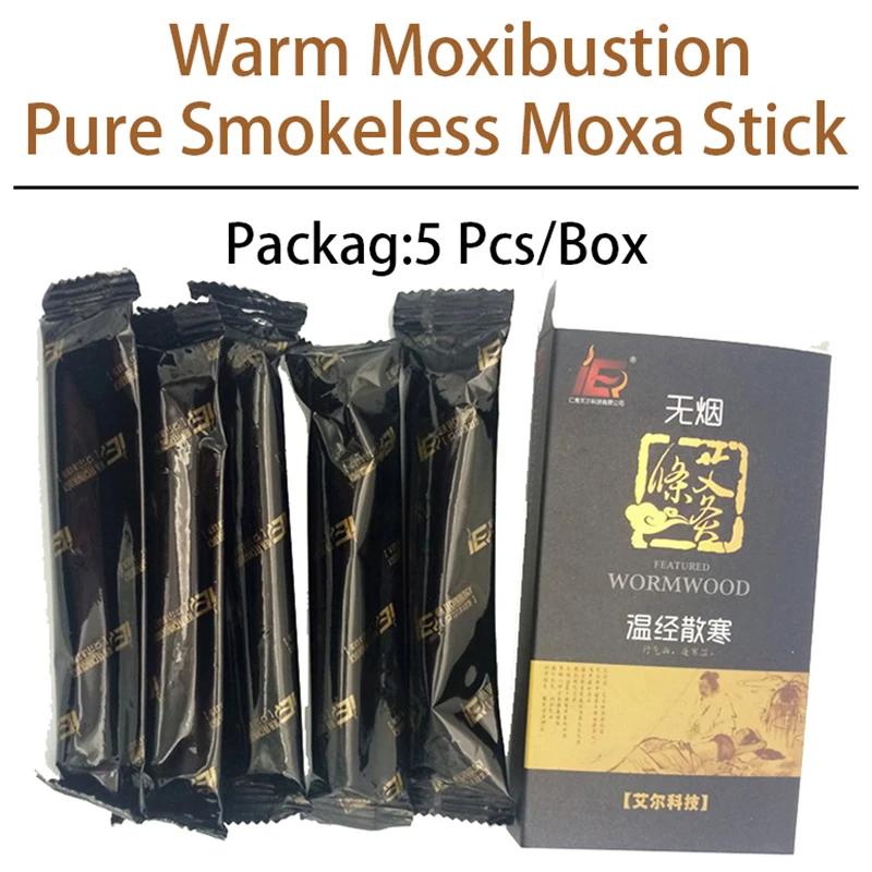 Hot selling Huasun smokeless moxa stick(5 pieces/box)