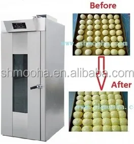 32 Trays Bread Dough Proofer Single Door Dough Fermentation Machine Baked Food Bakery Machines 32 Trays Proofer Dough Prover