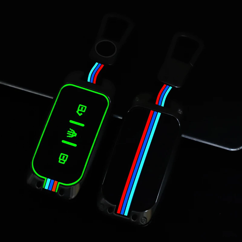 Zinc Alloy Silicone Car Key Case Shell Cover For Chery Jetour X70 X90 X3 X70S Smart Keyless Remote Fob Protect Case Accessories