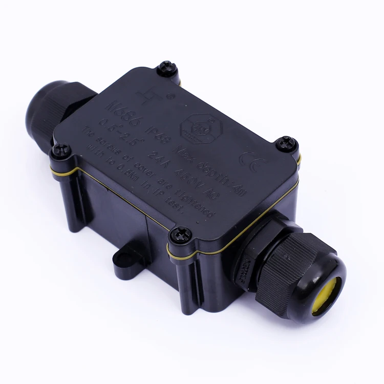 Ip68 класс 3pin 2 way погружной распределительная коробка с Ассоциацией по техническому надзору (tuv)