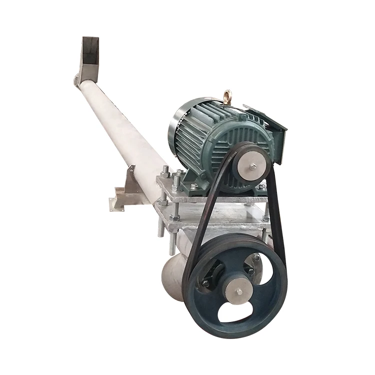 
Частицы подъема под винт конвейер машина зерна винт шнека транспортера зерна шнековый транспортер с бункером 