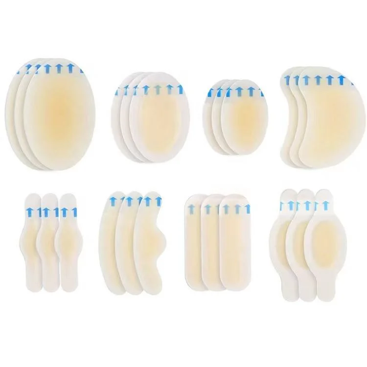 2024 New Style Hydrocolloid Heel Patch for Heel Protection Promoting Medical Dressing Patch
