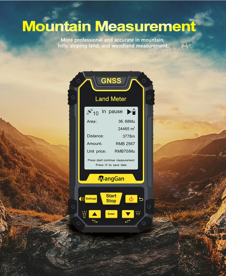 Handheld GPS S2 GPS Land Area Digital Measurement Meter Device Measuring Forest Land
