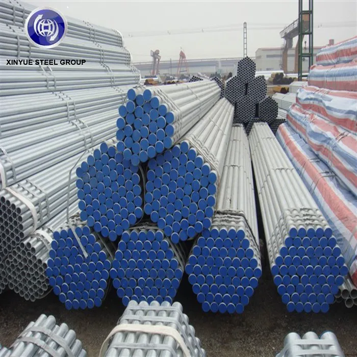 Hot Dip Galvanized GI Coated Welded and Seamless A53 GR.B Steel Pipe Water ERW Pipeline