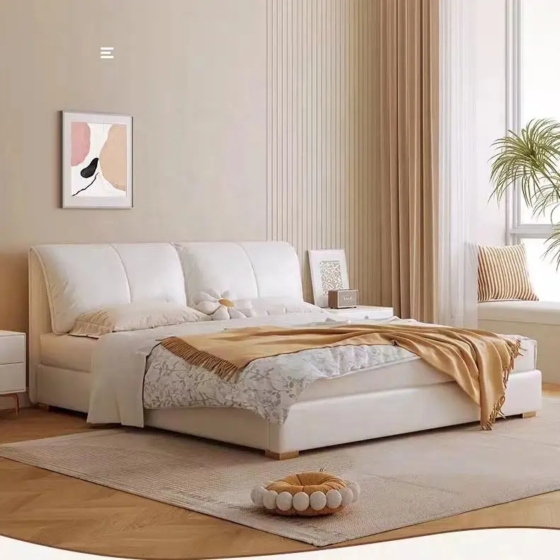 High Profile Wooden Beauty Platform Hydraulic Room Bedroom Furniture Set Luxury King Size Murphy Wall Bed Frame With Drawers