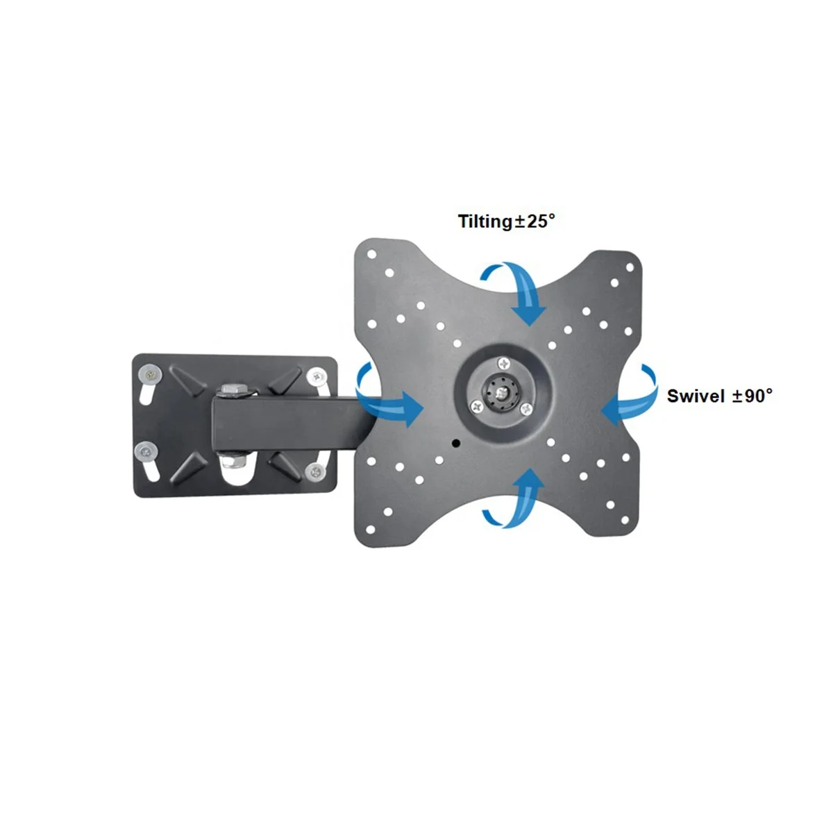 
Single Arm Tilt Swivel VESA 200*200 mm Full Motion TV Wall Mount Bracket for 14-42 inch 