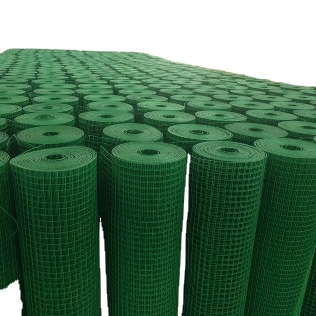 10 мм Размер отверстия зеленого цвета Заводская поставка из проволочной сетки с ПВХ покрытием