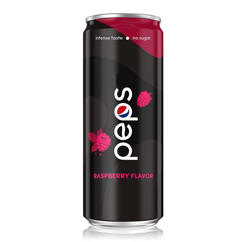 Factory Wholesale 330ML Strawberry Carbonated Soft Drinks Popular Exotic Snacks in Cans Soft Drink Peps at Competitive Prices