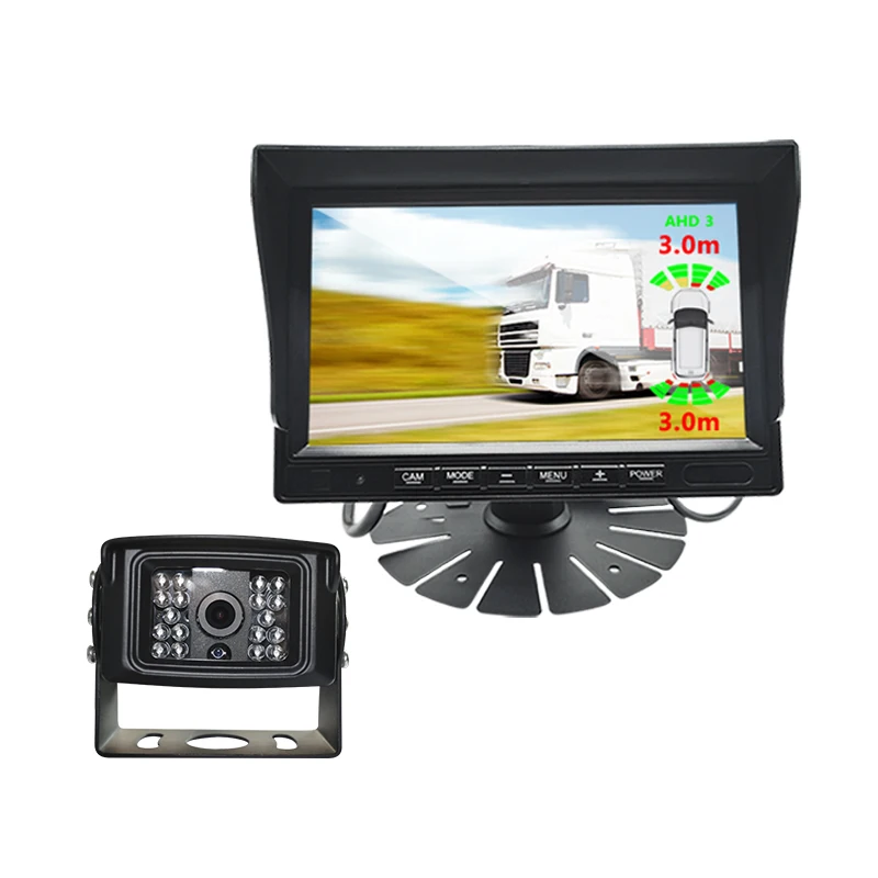 360 AHD Panoramic Bird View Parking Security System Recording Device Car Tv Monitor Back Up Camera Product 7 Inch Monitor
