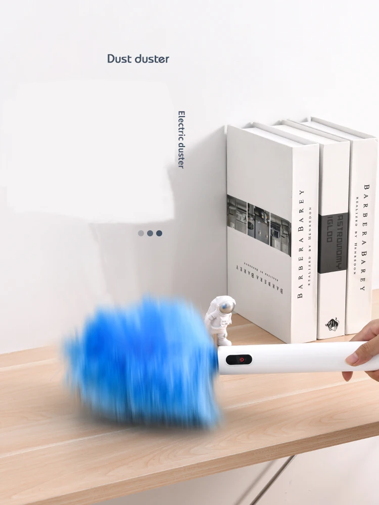 Электрическая телескопическая щетка для пыли и перьев, регулируемая щетка для чистки, бытовой инструмент для очистки, мгновенная щетка для тряпки