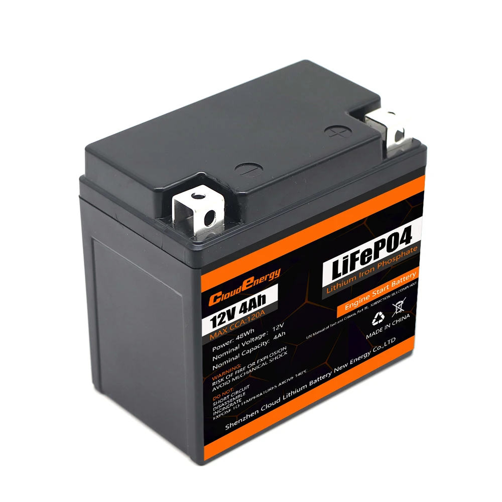 12.8v 4Ah Motorcycle Lithium Battery Motorcycle Engine starting 12V 4a Battery Engine start motorcycle starting battery