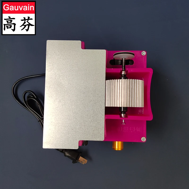 
Single Side Leather Edge Dyeing Box Machine with iron lid for Belt Bags Making 